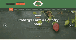 Desktop Screenshot of frobergsfarm.com