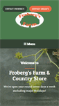 Mobile Screenshot of frobergsfarm.com